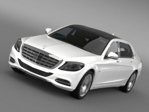 mercedes maybach s600 x222 2015 3D Model