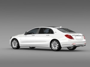 mercedes maybach s600 x222 2015 3D Model