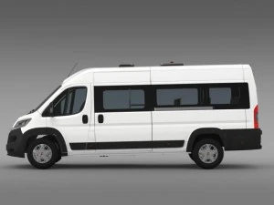 fiat ducato scuolabus 2015 3D Model