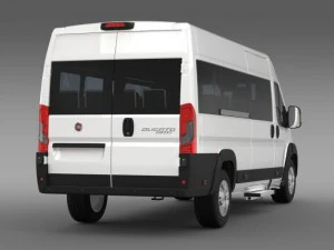fiat ducato scuolabus 2015 3D Model
