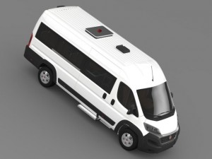 fiat ducato scuolabus 2015 3D 模型