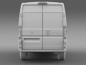 fiat ducato scuolabus 2015 3D Model