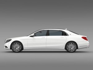 mercedes maybach s400 x222 2015 Model 3D