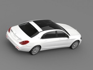 mercedes maybach s400 x222 2015 Model 3D