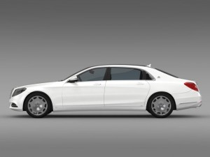 mercedes maybach s500 x222 2015 Model 3D