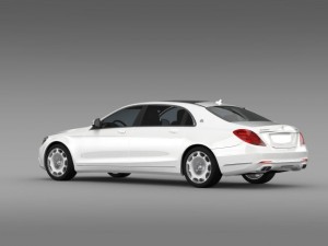 mercedes maybach s500 x222 2015 Model 3D