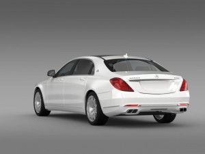 mercedes maybach s500 x222 2015 Model 3D