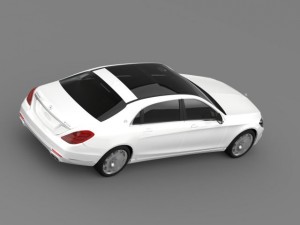 mercedes maybach s500 x222 2015 Model 3D