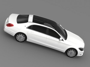 mercedes maybach s500 x222 2015 Model 3D