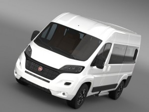 fiat ducato panorama 2015 3D Model