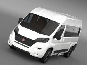 fiat ducato panoramica 2015 Modello 3D
