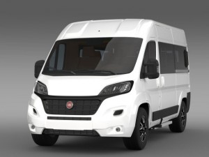 fiat ducato panorama 2015 Modello 3D