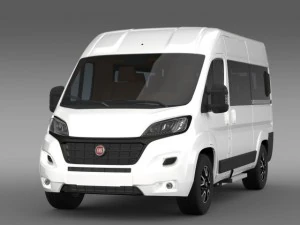 fiat ducato panorama 2015 3D Model