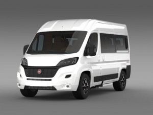 fiat ducato panorama 2015 Modello 3D