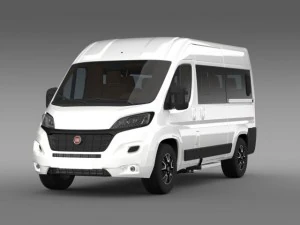 fiat ducato panorama 2015 3D Model