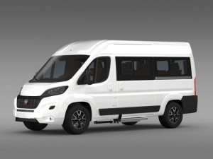 fiat ducato panorama 2015 Modello 3D