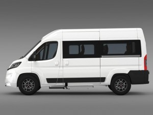 fiat ducato panorama 2015 Modello 3D