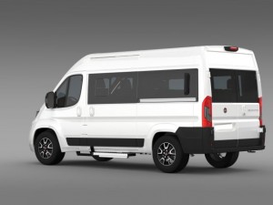 fiat ducato panorama 2015 Modello 3D