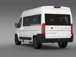 fiat ducato panorama 2015 Modello 3D