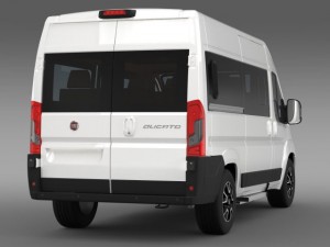 fiat ducato panorama 2015 Modello 3D