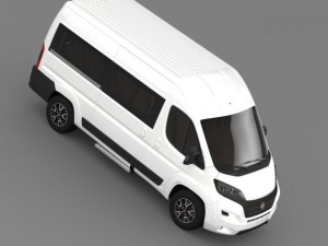 fiat ducato panorama 2015 Modello 3D