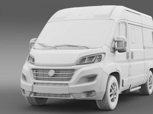 fiat ducato panorama 2015 3D Model