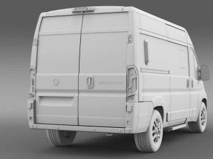 fiat ducato panorama 2015 3D Model