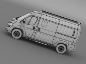 fiat ducato panorama 2015 Modello 3D