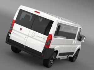fiat ducato panorama l2h1 2015 Modello 3D