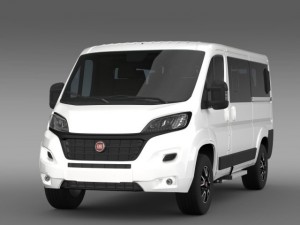 fiat ducato panorama l2h1 2015 Modello 3D