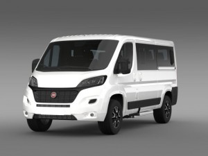 fiat ducato panorama l2h1 2015 Modello 3D