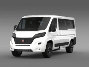 fiat ducato panorama l2h1 2015 3D Model