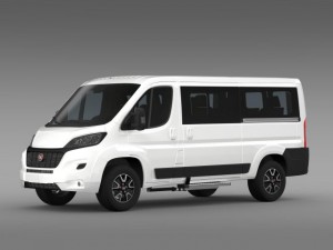 fiat ducato panorama l2h1 2015 Modello 3D