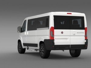 fiat ducato panorama l2h1 2015 Modello 3D