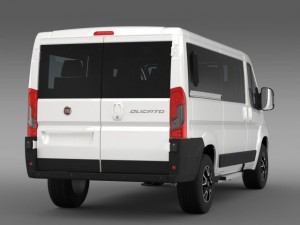 fiat ducato panorama l2h1 2015 Modello 3D