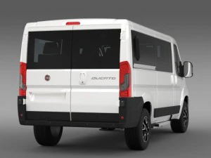 fiat ducato panorama l2h1 2015 3D Model