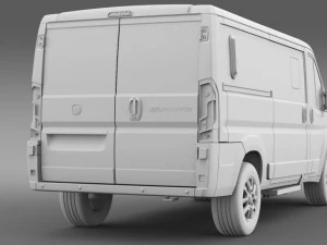 fiat ducato panorama l2h1 2015 3D Model