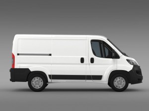 fiat ducato van l1h1 2015 Modelo 3D