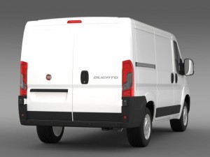 fiat ducato van l1h1 2015 Modelo 3D