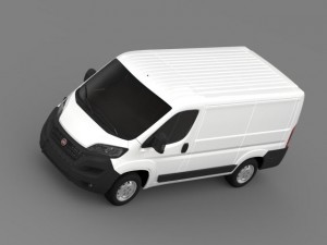 fiat ducato van l1h1 2015 Modelo 3D