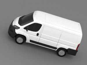 fiat ducato van l1h1 2015 Modelo 3D