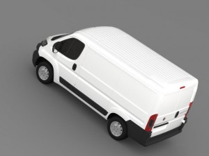 fiat ducato van l1h1 2015 Modelo 3D