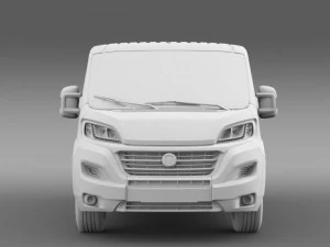 fiat ducato van l1h1 2015 3D Model