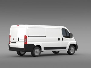 fiat ducato van l2h1 2015 Modello 3D