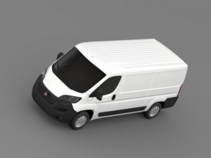 fiat ducato van l2h1 2015 Modello 3D