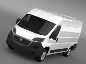 фургон fiat ducato l4h2 2015р 3D Модель
