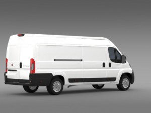 fiat ducato van l4h2 2015 3D Модель