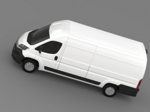 fiat ducato van l4h2 2015 3D Модель