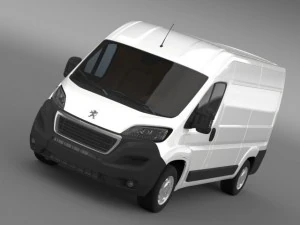 peugeot boxer van l2h2 2014р 3D Модель