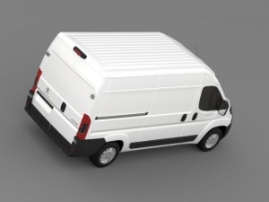 peugeot boxer van l2h2 2014 Model 3D